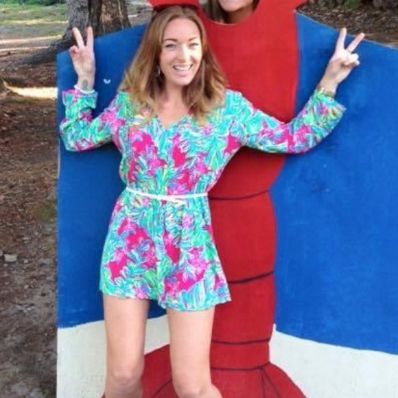 Lily Pulitzer 3/4 sleeve lightweight tunic/mini dress small - Picture 5 of 5